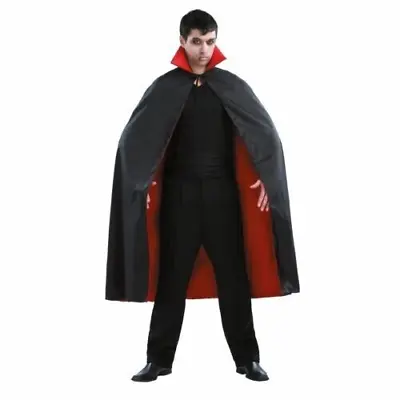 Vampire Cape Men's 54 Inch One Size Fits Most Halloween Totally Ghoul  NWT New • $7.99