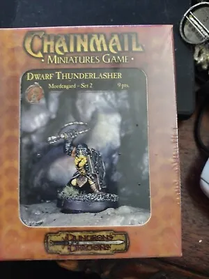 Chainmail Mordengard Dwarf Thunderslasher NiB Dungeons And Dragons • $21
