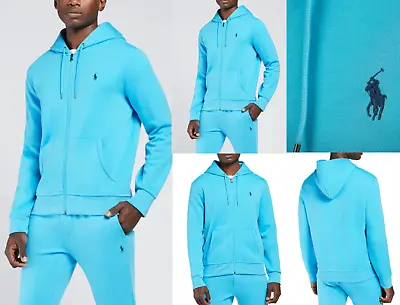 Polo Ralph Lauren Double Knit Tech Zip Hoodie Sweater Hooded Sweatshirt Jumper • $102.08