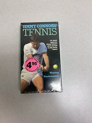 Vhs : Jimmy Connors Tennis Winning Fundamentals • $2