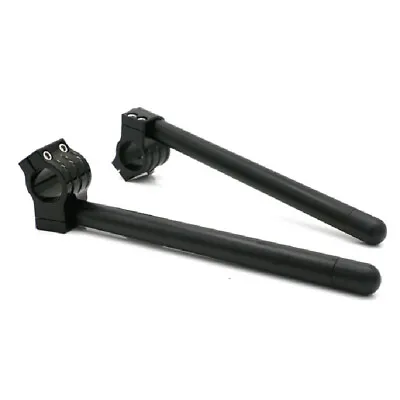 31-50mm Motorcycle Clip On Handlebars Fork Tube Adjustable Handle Bar For Honda • $31.19