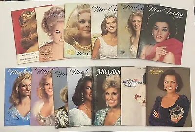 Lot Of 13 Miss America Pageant Programs 1966-1993 Atlantic City NJ • $59.99