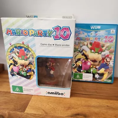 Mario Party 10 Limited Edition Big Box With Mario Amiibo For Nintendo Wii U • $80