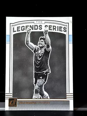 2018-19 Panini Donruss Soccer Legends Series Argentina Goat-Diego Maradona • $1