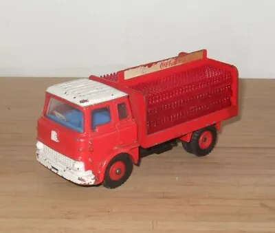 Vintage Original Dinky 402 Bedford Coca Cola Lorry With Replacement Crates 09988 • £58