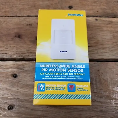 Security Man Air Alarm Wireless Wide-angle Pir Motion Sensor Sm-80 • $22.95