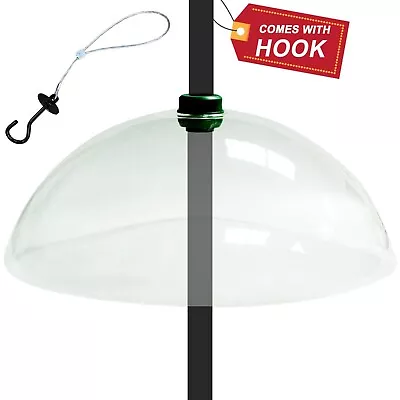 £16.35 • Buy Universal Squirrel Baffle Clear Dome Bird Feeder Protection Hanging Guard Proof