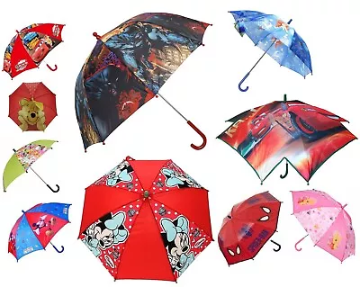 Disney Children's Umbrella Anti UV Rain Sun Wind Proof Folding Handle Travel • £10.99