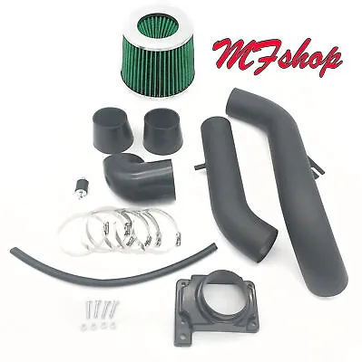 Coated Black-Green For 00-05 Mitsubishi Eclipse 2.4L L4 3.0L V6 Cold Air Intake • $55.25