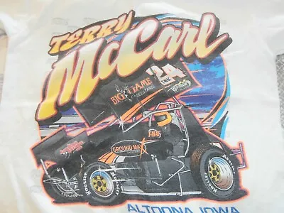Vintage 410 Sprint Race Car Kids T Shirt Terry McCarl Altoona IO Bugs Bunny 24 • $18.89