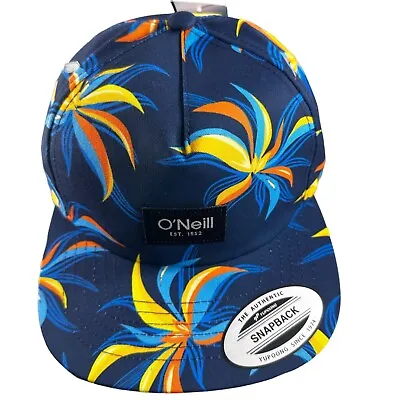Oneill Hybrid Tropical Cap Snapback Yupoong Floral Trucker Hat 5 Panel • $21
