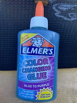 $20 • Buy New Elmers Colour Changing  Glue Blue  To Purple  147ml Free Post (acc308)