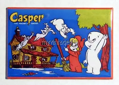 Vintage CASPER The Friendly Ghost  Lunchbox 2  X 3  Fridge MAGNET • $8.25