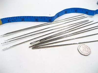 3pc 7  Extra Large Extra Long Metal Needles Upholstery Leather Hard Work Needle • £4.99