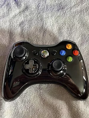 Black Chrome Xbox 360 Controller OEM Limited Edition  • $50