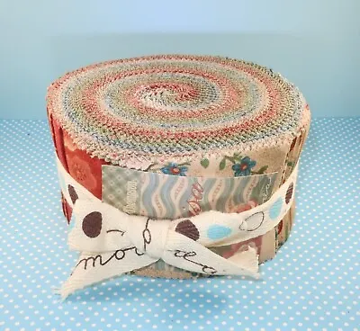 Moda Louisa Jelly Roll Quilting Pack 40pc 2.5  X 44   Fabric Strips 7100JR • $28