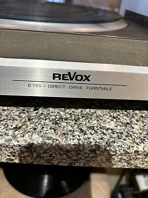 ReVox B795 Linear Tracking Turntable With Stanton L-737E Cartridge • $286