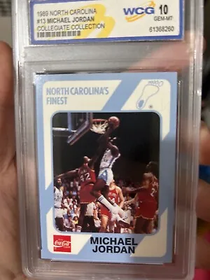 1989 Collegiate Collection North Carolina's Finest Michael Jordan #13 • $60