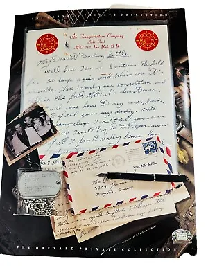Harvard Private Collection Elvis Presley's Love Letter To Anita Wood +Dog Tags • $19.49