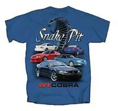 Ford Mustang Snake Pit SVT Cobra Mens T Shirt (Joe Blow T's) Licensed • $24.99