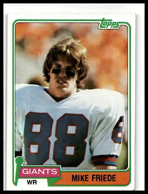1981 Topps #74 Mike Friede Rookie New York Giants Vintage • $1.99
