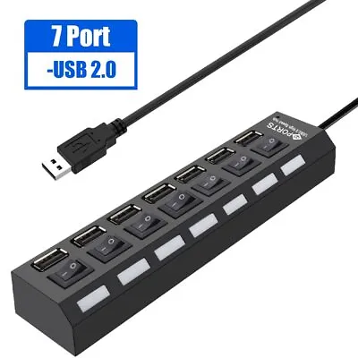 5/6/7/8 Port Multi Port USB Hub Charger Fast Charging Station Power Adapter US • $7.90