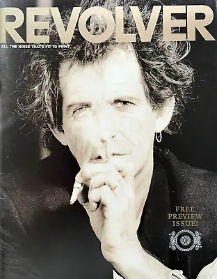 Revolver Magazine 1999 Preview Issue Keith Richards Cover Marilyn Manson Ozzy • $6.40