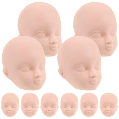  20 Pcs Mini Heads For Crafts Dress Up Doll Small Decoration • £15.69
