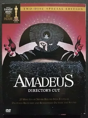 Amadeus - Directors Cut (2-DVD Set 2002 Special Edition) F. Murray Abraham 1984 • $9.99