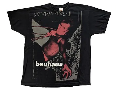 Vintage Bauhaus AOP Shirt Mens Size XL Black Peter Murphy 90s Y2K Goth Band Tee • $109.99