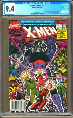 $109.99 • Buy X-Men Annual #14 (1990) CGC 9.4 White Pages  Claremont - Adams   NEWSSTAND 