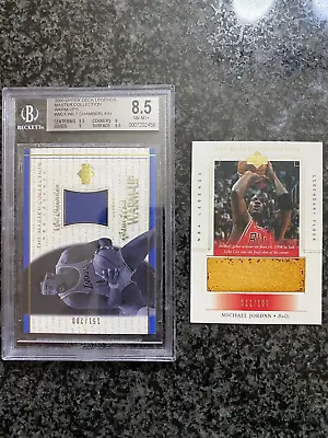 2000 UD Master Collection NBA Legends WILT CHAMBERLAIN Michael Jordan #/100 /200 • $899.99