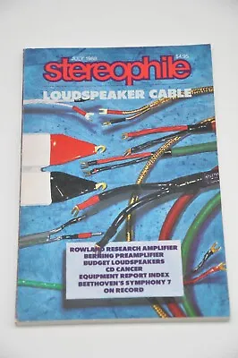 $7.99 • Buy Stereophile Magazine Volume 11 No 7 July 1988