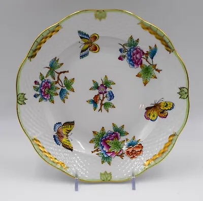 Herend Queen Victoria Hand Painted Dessert/Salad Plate 520 VBO • $145