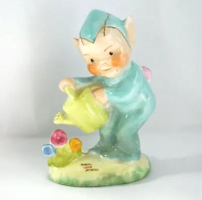 £295 • Buy Rare Shelley Mabel Lucie Attwell La29 'boo Boo' Pixie Watering Flowers Figurine