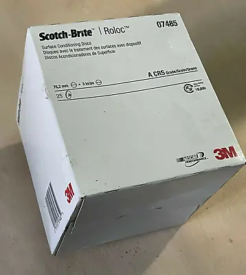 3M 07485 Scotch-Brite Roloc Brown Surface Conditioning Disc 3  25/box • $55