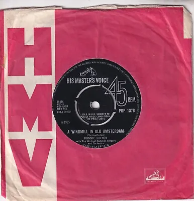 £3.99 • Buy Ronnie Hilton..a Windmill In Old Amsterdam..excellent 1965 Hmv Pop 7 ..pop 1378