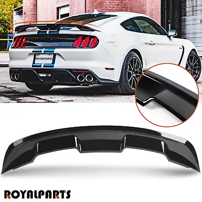 For 2015-2023 Ford Mustang Coupe Gloss Black GT Style Rear Spoiler Trunk Wing • $79.99