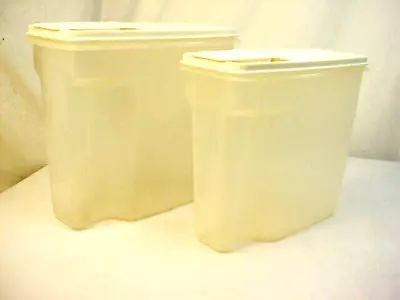 Vtg Rubbermaid 13 Cup & 1.3 Gal Servin Saver Cereal Storage Container # 2&3  Lid • $24.99
