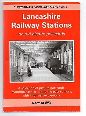 Lancashire Railway Stations On Postcards A5 Book With 40 Pages And 68 Pictures • £5.99