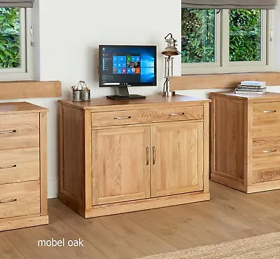£151 • Buy Baumhaus MOBEL OAK Hidden Home Office Computer Desk (COR06A) SRP £699