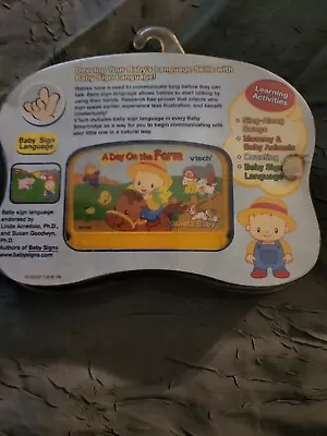 A Day On The Farm (Vtech V.Smile Baby) Package Missing Front Cover (T7) • $8.34