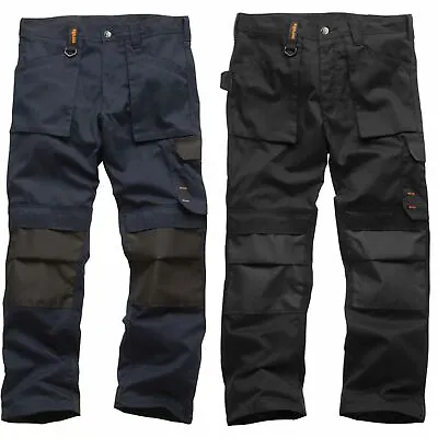 £29.49 • Buy Scruffs Worker Work Trousers Non-Holster Black Navy Hard Wearing Trade Trouser