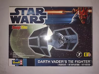 Revell Snap Tite Star Wars Darth Vader Tie Fighter Model 85-1878 NEVER ASSEMBLED • $55