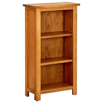 VidaXL Bookcase 45x22.5x82 Cm Solid Oak Wood • £106.85