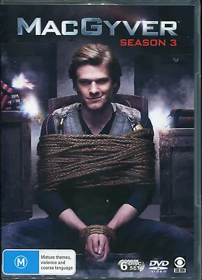 MacGyver Season 3 Series Three DVD Region 4 NEW • $13.70