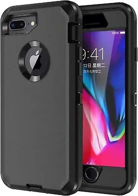 $11.99 • Buy Case For IPhone 7 Plus/ 8 Plus/ 8/ 7 Heavy Duty Shockproof Hybrid Rubber Cover
