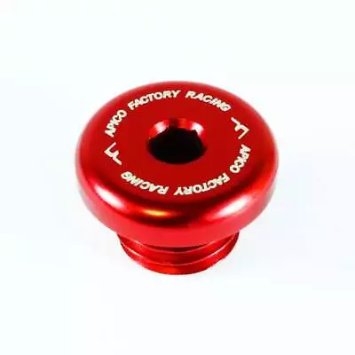 Apico Clutch Oil Filler Plug - Montesa 4RT 2005-21 Beta Rev/Evo 4T 2007-21 - Red • $35.62