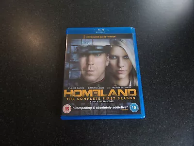 Homeland The Complete First Season Blu-ray 3 Disc Set In Excellent Cond L@@K!! • £1.59