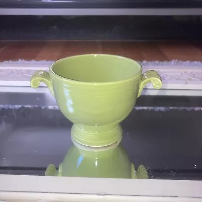 Vintage Fiestaware Chartreuse Sugar Bowl • $19.95